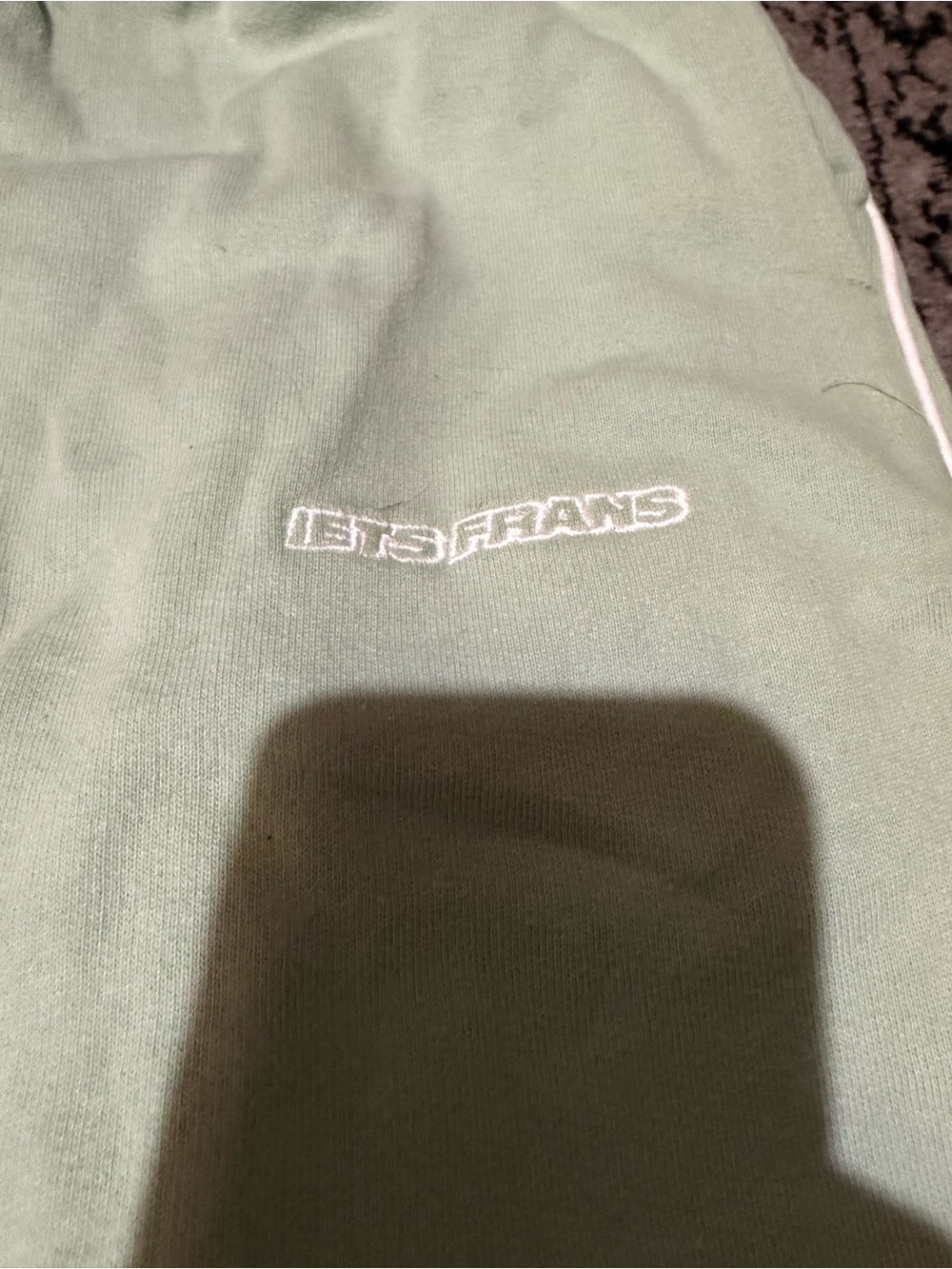 Iets Frans Urban Outfitters Harri Wide Leg Joggers  NWT Embroidered Logo